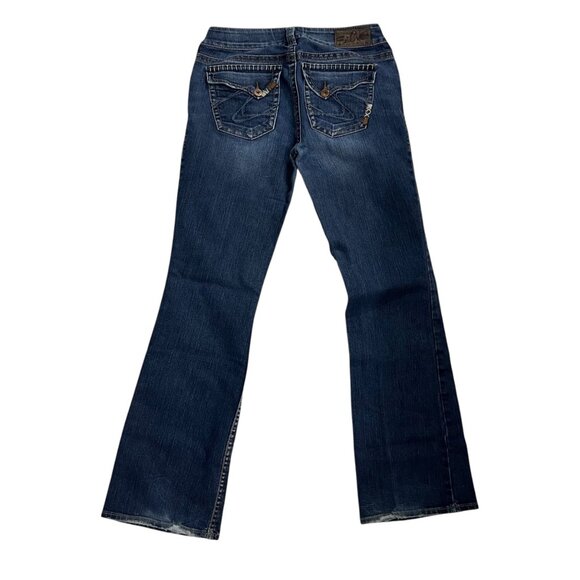 Silver Jeans Suki‎ Surplus Flap Pocket Thick Stitched Bootcut 28/32 - Picture 10 of 10